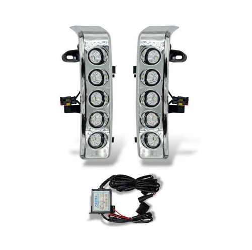 طقم كشاف ضباب تويوتا شاص 2012 LED - طولي