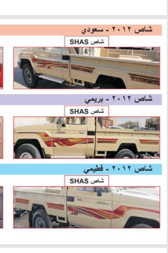 خط شطرطونات شاص و جيب ربع 2012