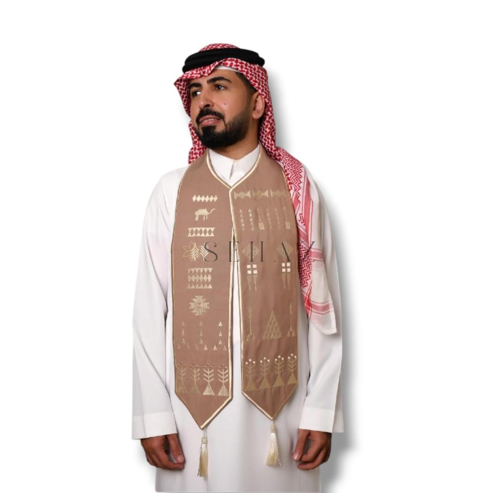 وشاح النقش السلماني  للكبار