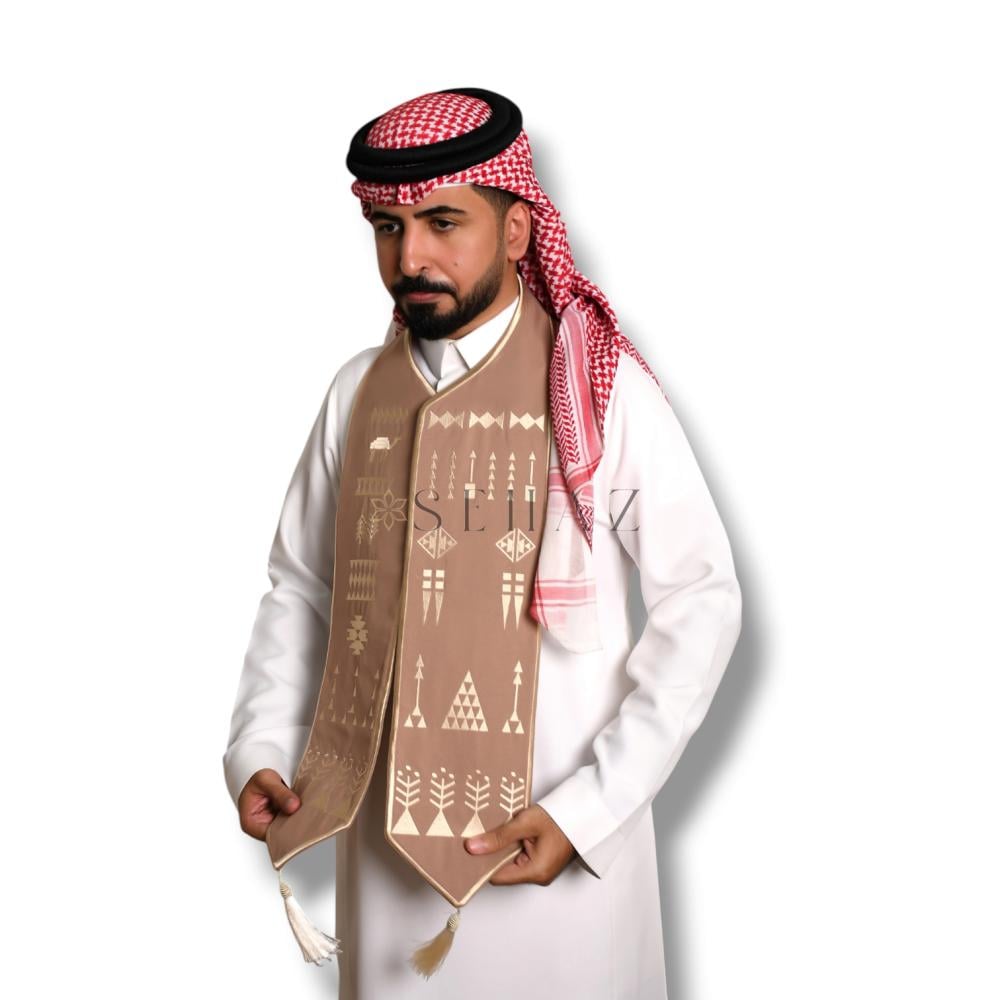 وشاح النقش السلماني  للكبار