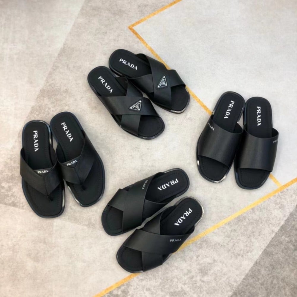 【定価12.9万】PRADA cotton slippers ルーム 23cm 定価12.9万】PRADA cotton slippers ルーム 23cm
