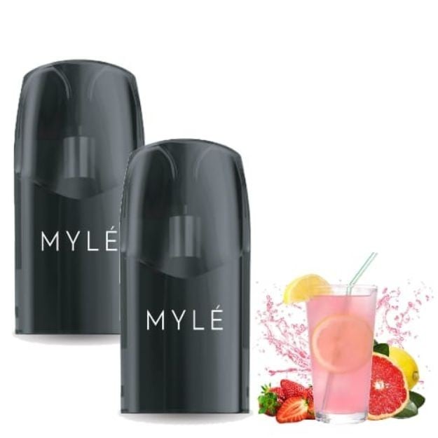 بودات جهاز مايلي ميتا بود بنك ليمونيد  Myle Pink Lemonade V5 META Pods
