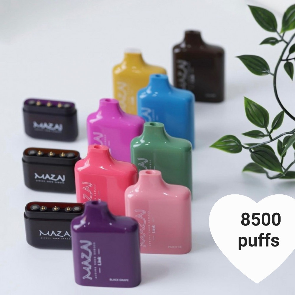 سحبة مزاج لينك بود 8500 موشة مع الجهاز   Mazaj Link Pod 8500 Puff