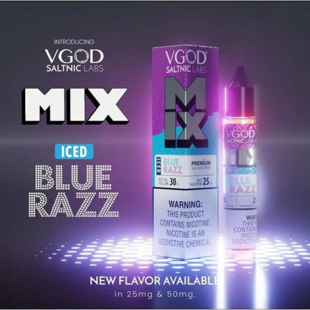 نكهة فيقود بلو راز ايس - vgod blue razz ice
