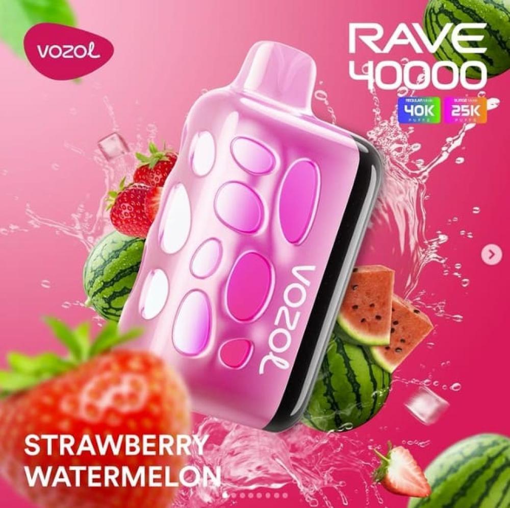 سحبة  فوزول ريف بطيخ فراولة  40K   VOZOL RAVE 40K Puffs