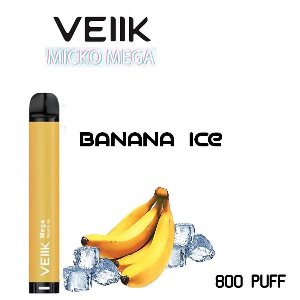 سحبة جاهزة موز بارد فيلك 800 موشة VEIIK MICKO MEGA BANANA ICE