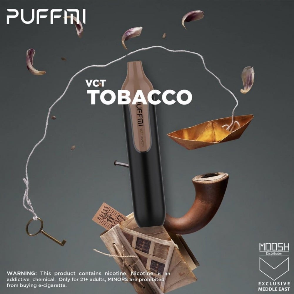 سحبة بف مي puffmi بنكهة التوباكو