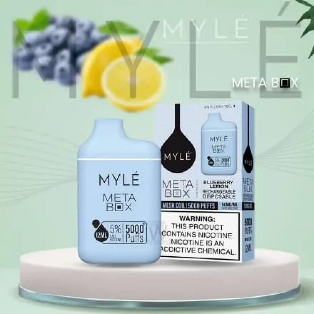 سحبة مايلي 5000 موش توت ليمون مايلي ميتا بوكس MYLE META BOX