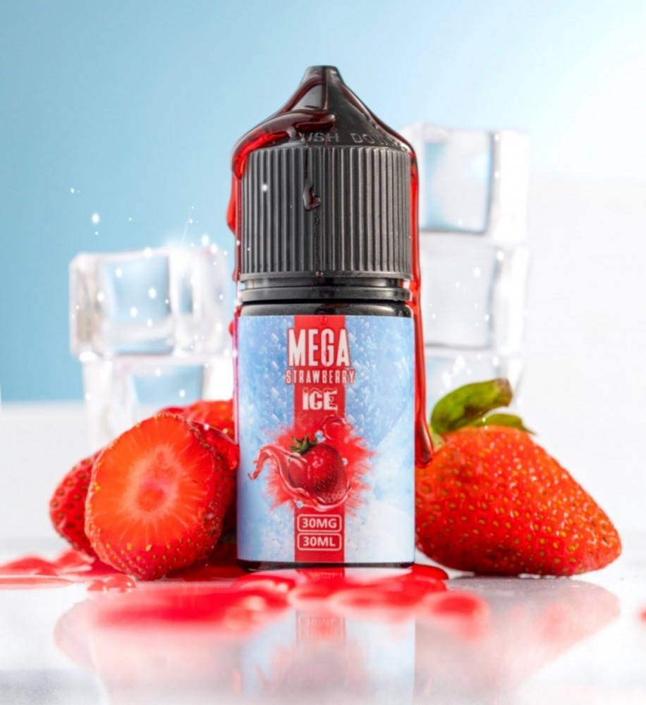 نكهة سولت ميجا فراوله ايس MEGA STRAWBERRY ICE