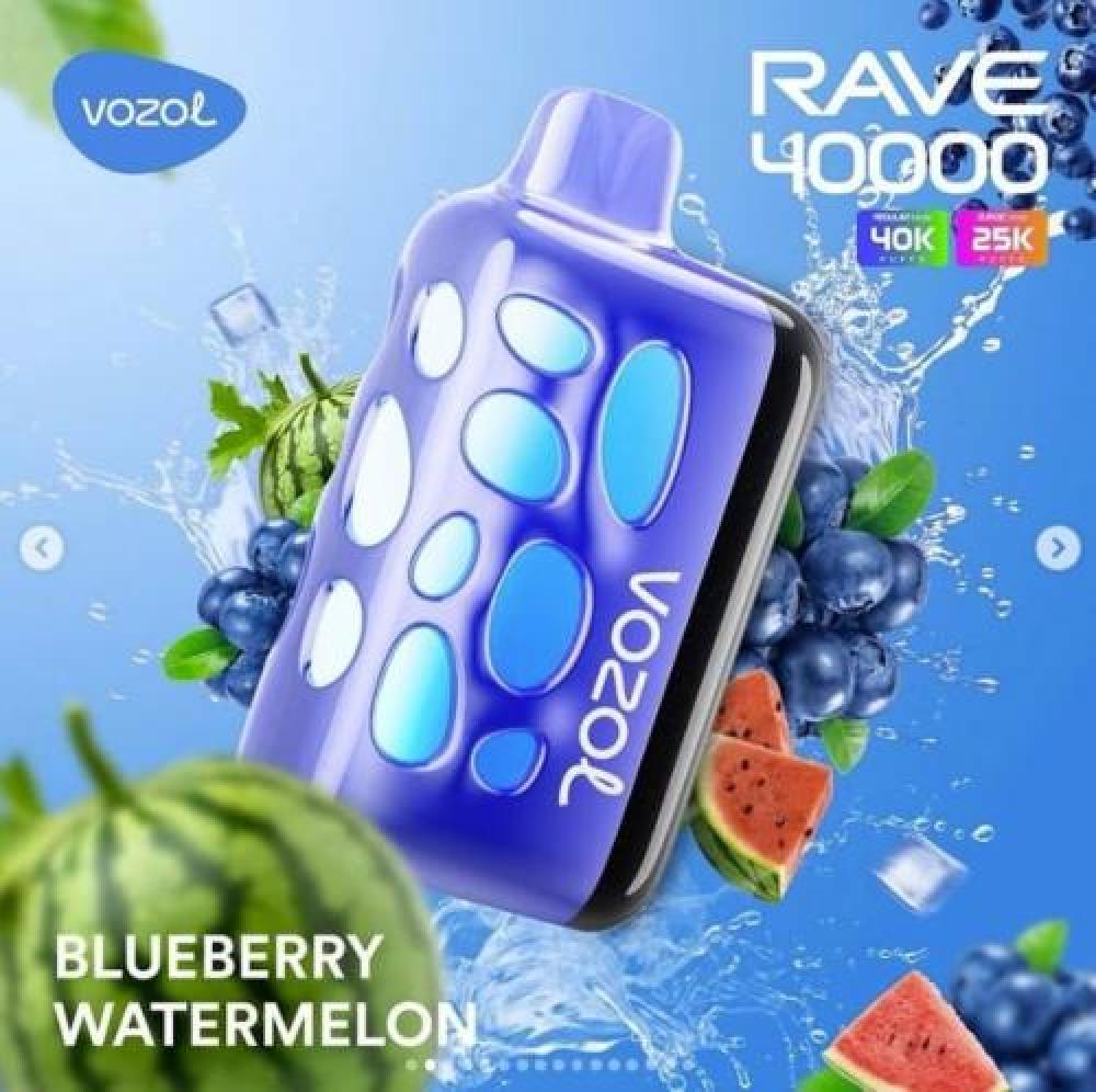 سحبة  فوزول ريف بطيخ توت 40K   VOZOL RAVE 40K Puffs