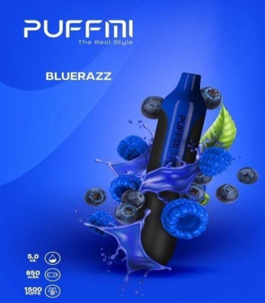 سحبة بف مي puffmi بنكهة التوت الازرق