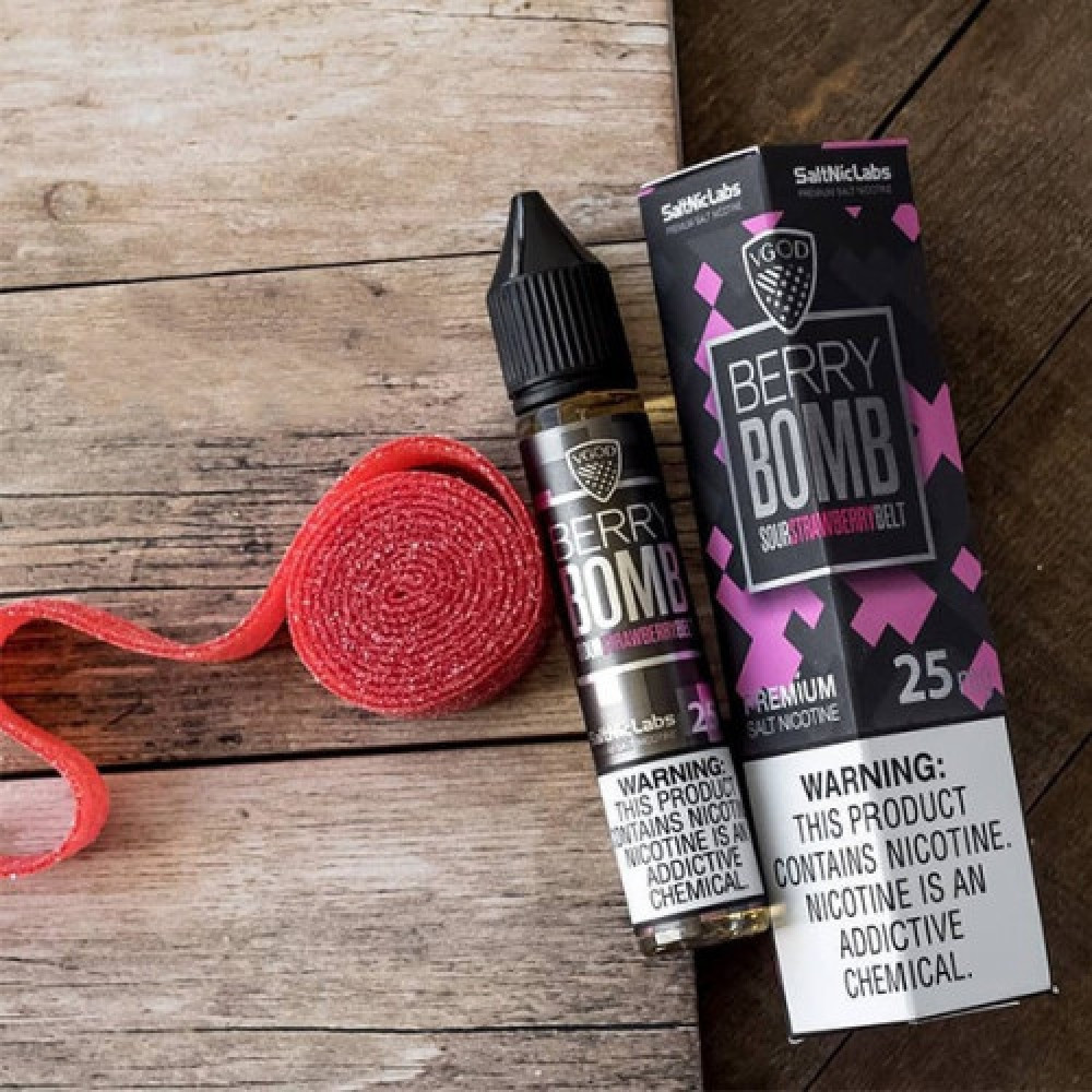 نكهة سولت فيقود قنبلة الفراولة Bomb Berry Strawberry VGOD