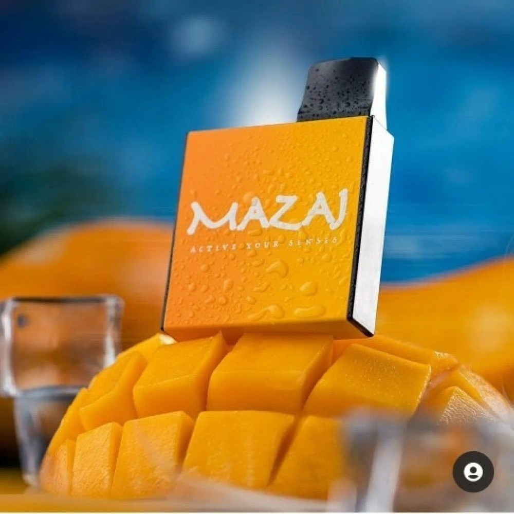 سحبة مزاج ميني مانجو ايس 900 موشة NEW MAZAJ MINI DISPOSABLE MANGO ICE