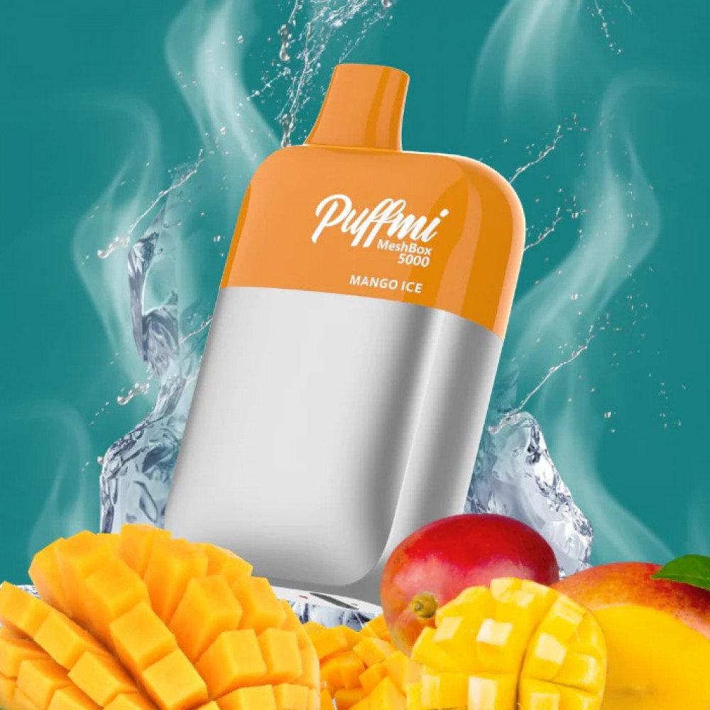 سحبة بف مي مانجو ايس 5000 سحبة PUFFMI MESH BOX 5000 Disposable
