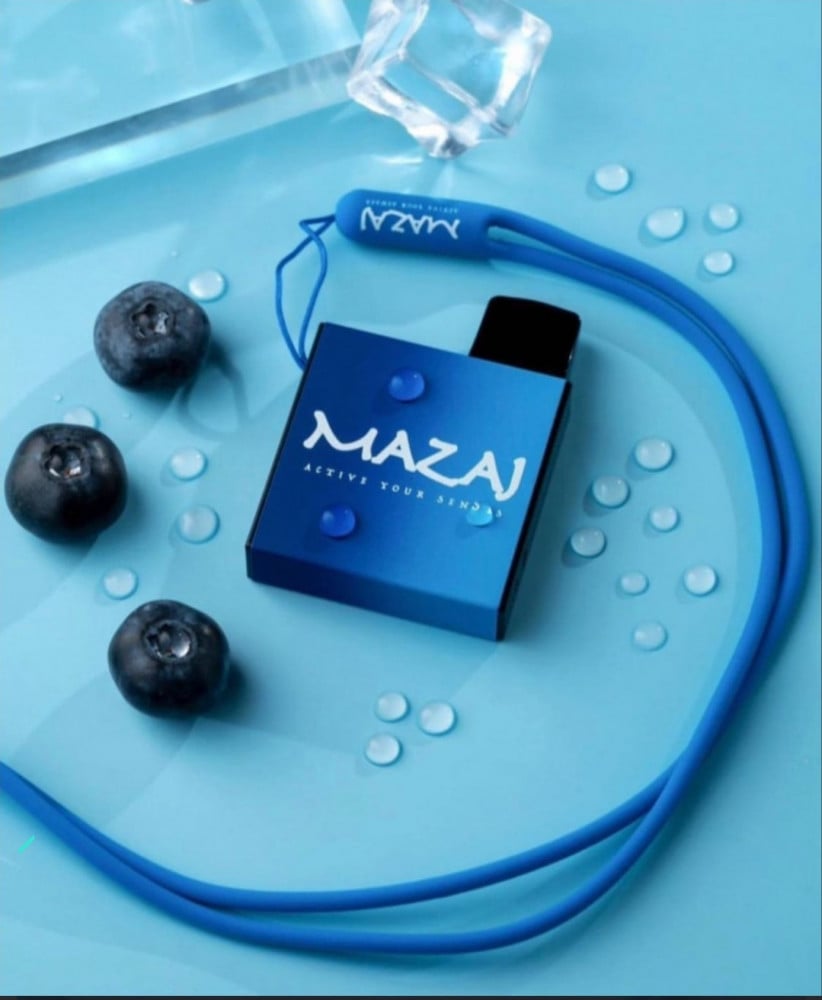 سحبة مزاج ميني توت ازرق ايس 900 موشة NEW MAZAJ DISPOSABLE MINI BLUEBER