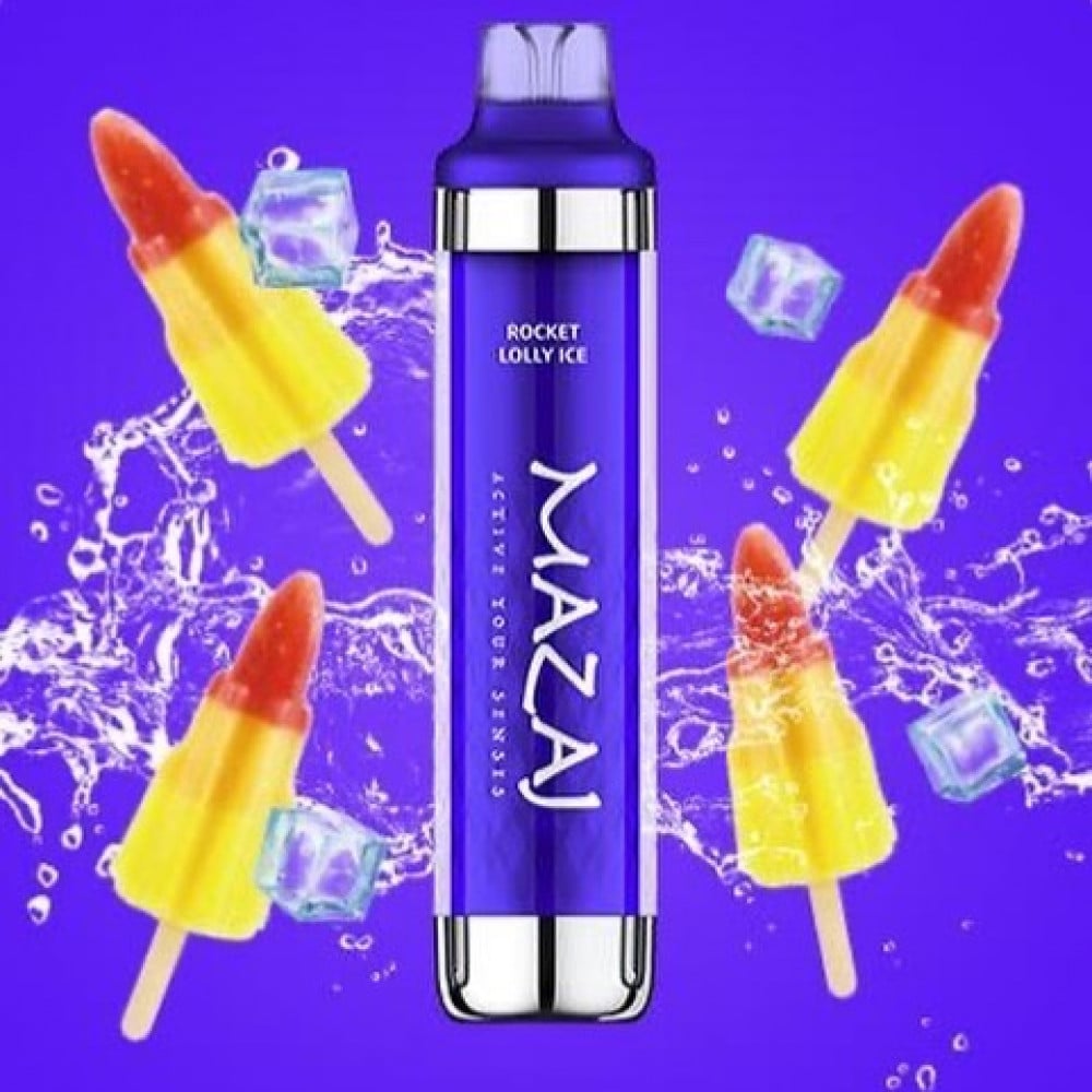 سحبة مزاج 8000 موشة  ايسكريم الصاروخ - MAZAJ  Rocket Loll