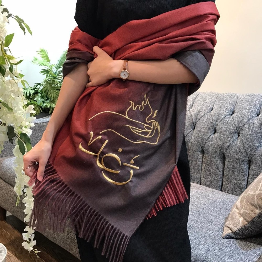 سكارف شتوي بالاسم