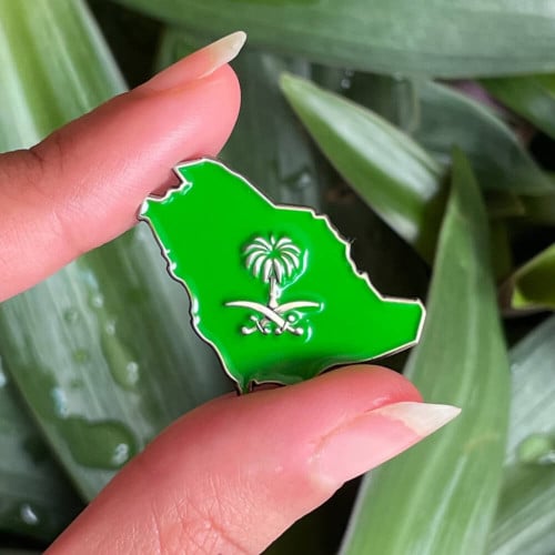 بروش اليوم الوطني - بشكل خريطة المملكة العربية الس...