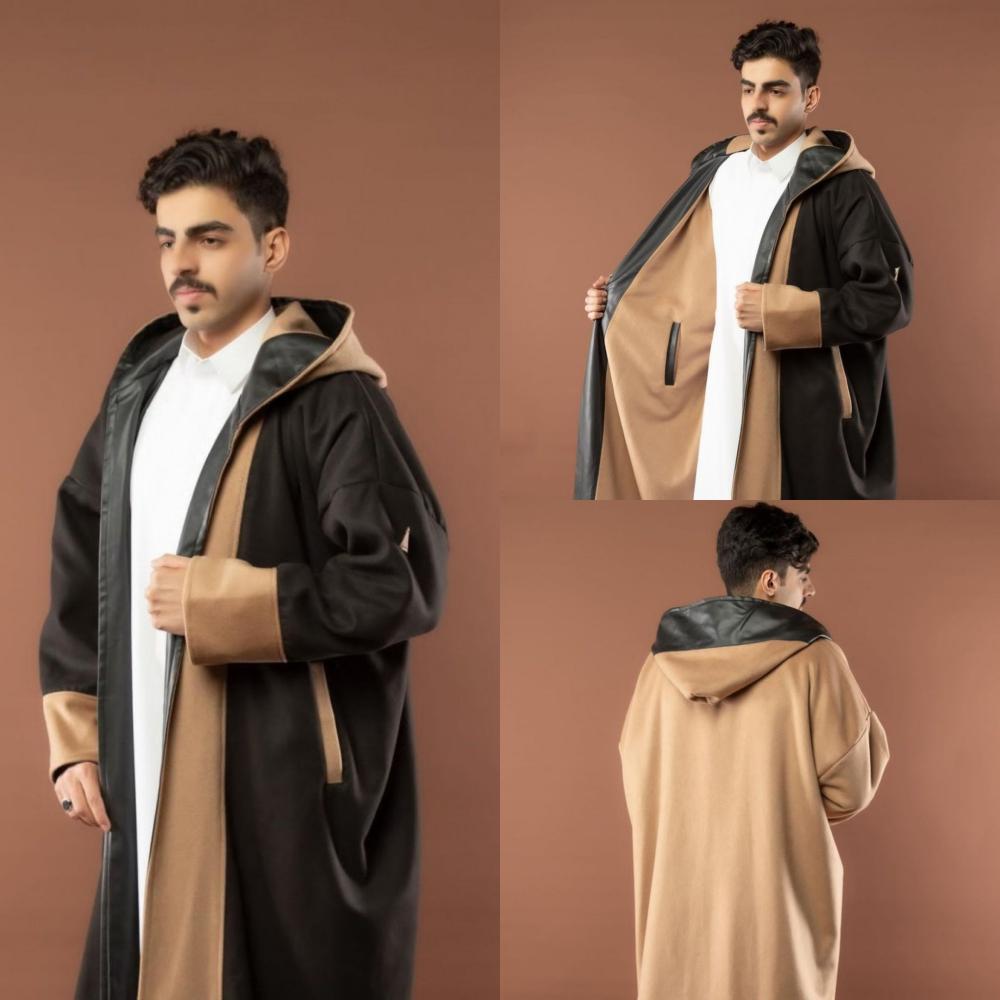 فروة جوخ شتويه رجاليه تنلبس وجهين