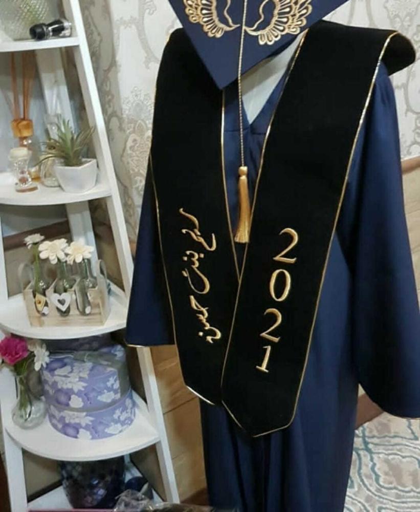 عباية تخرج لون كحلي 2026 - متجر مون