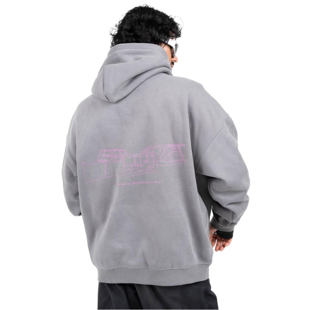Gray unisex hoodie - kashta design