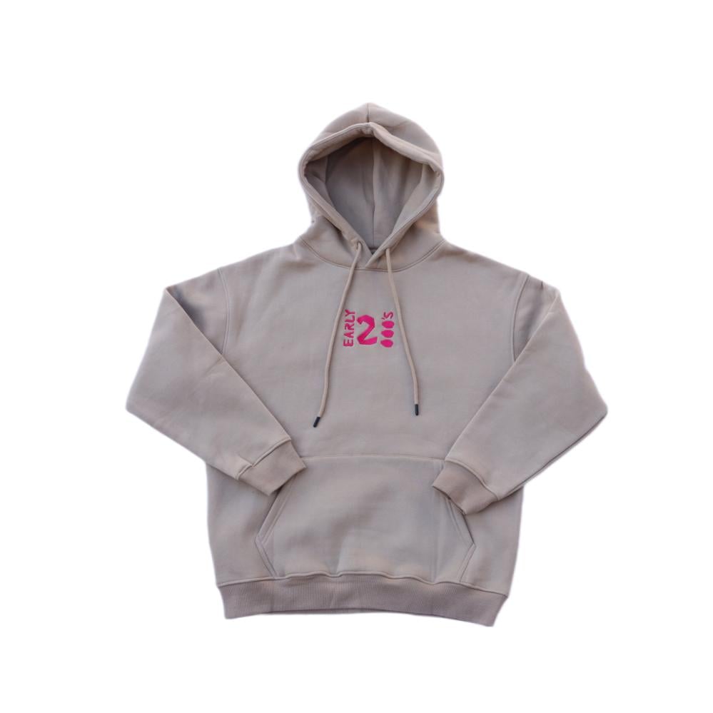 design "الباب يوسع جمل" -  Beige unisex hoodie