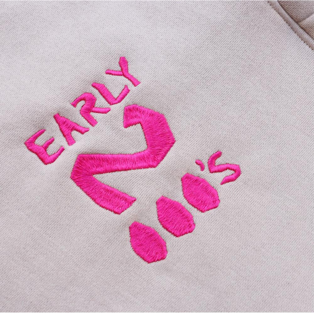 design "الباب يوسع جمل" -  Beige unisex hoodie
