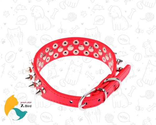 طوق جلد للقطط والكلاب بعدة ألوان من سيفن بيرد
