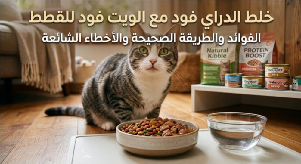 خلط الدراي فود مع الويت فود