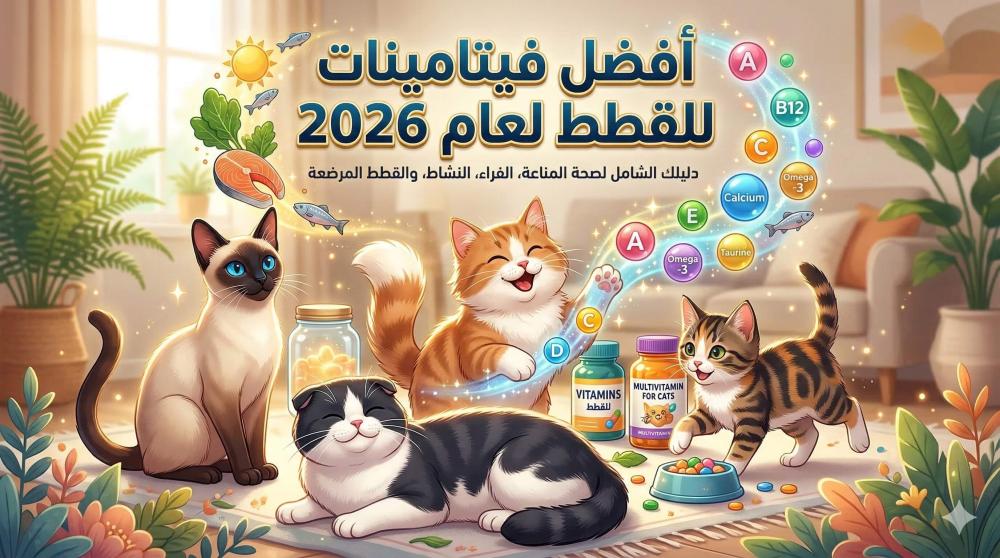 افضل فيتامينات للقطط
