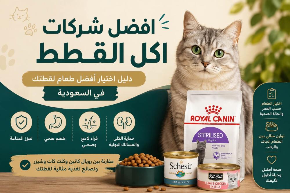 افضل شركات اكل القطط