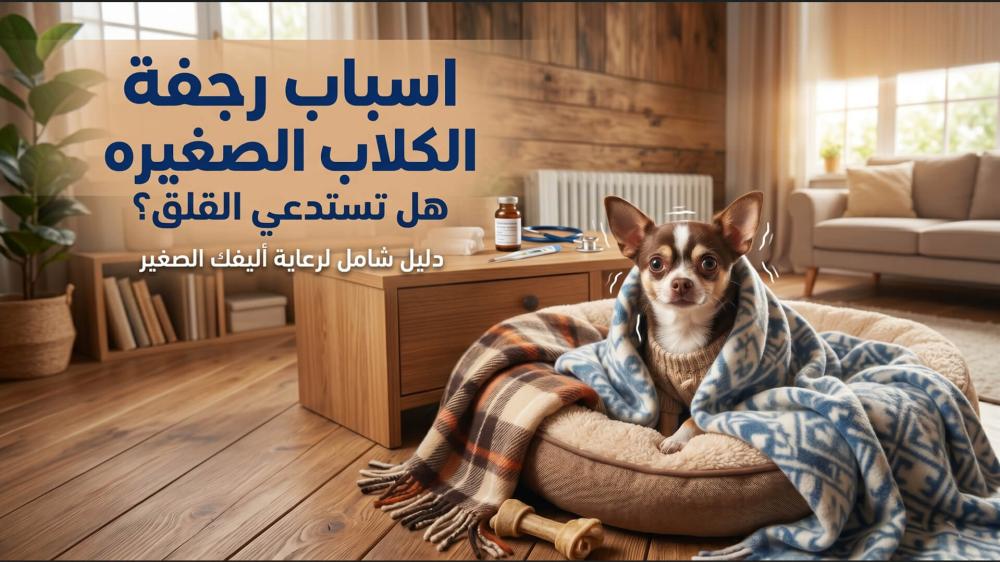 اسباب رجفة الكلاب الصغيره