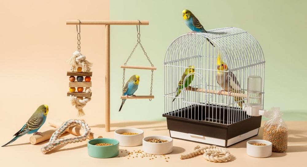 مستلزمات طيور الزينة