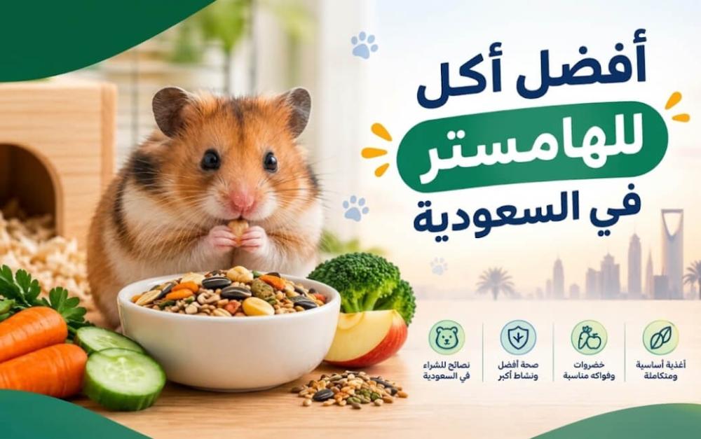 افضل اكل للهامستر في السعودية