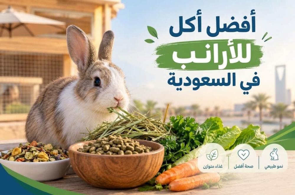 افضل اكل للارانب في السعودية