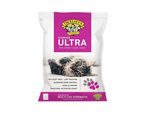 Dr. Elseys Ultra Unscented Cat Litter 18kg seven bird