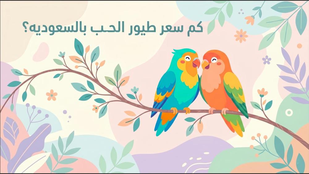 كم سعر طيور الحب بالسعوديه