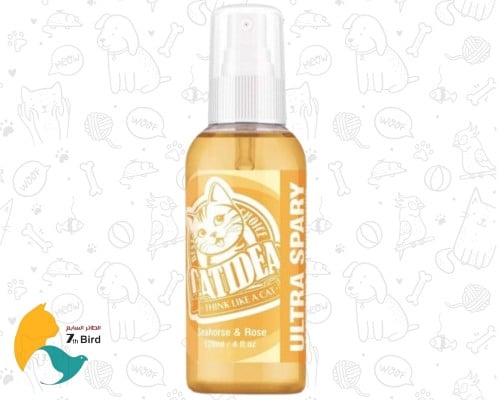 بخاخ معطر للقطط من كات ايديا برائحة الورد والسيهور...