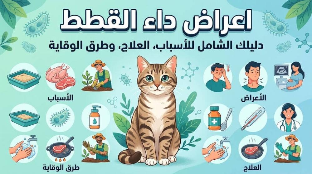 اعراض داء القطط