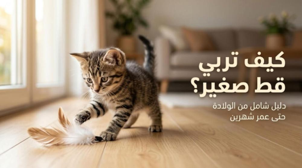 كيف تربي قط صغير
