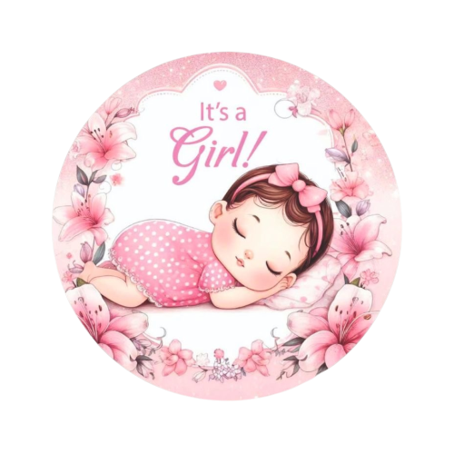 ملصقات مولودة ( 12 بطاقة )