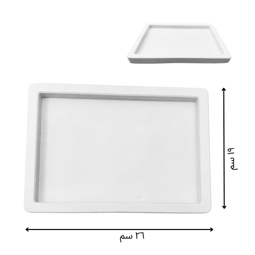 صحن بالجبس سادة