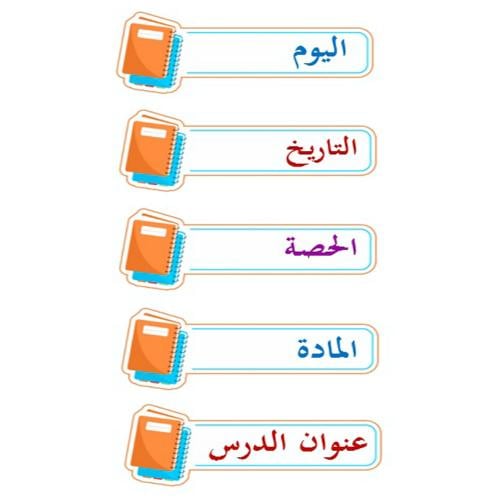 عناوين السبورة ورق مغناطيسي