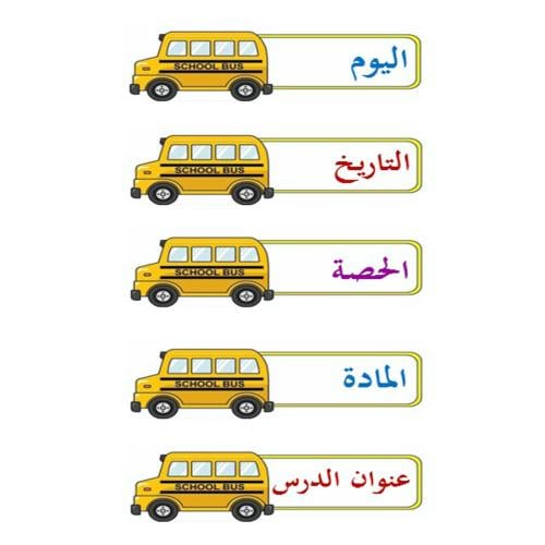 عناوين السبورة ورق مغناطيسي