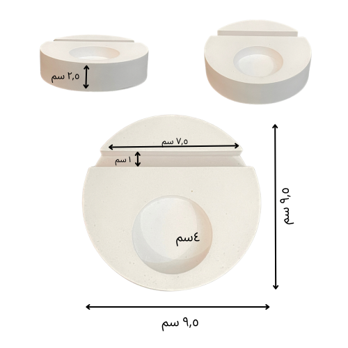 صحن بالجبس سادة