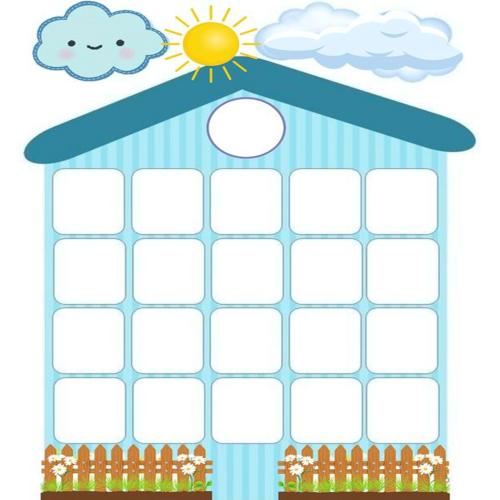 ملصق كسب النقاط ( 12 ملصق ) ورق لاصق