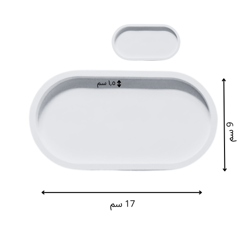 صحن بالجبس سادة