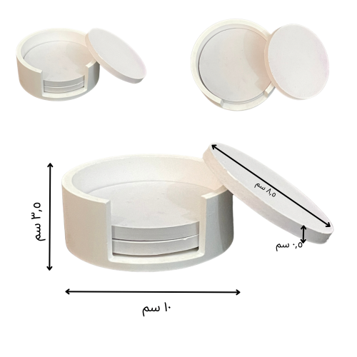 صحن بالجبس سادة