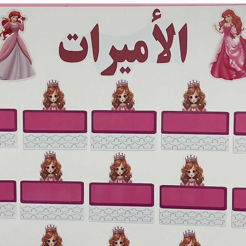 لوحة تعزيز الأميرات ( 45 طالبـ/ـه )