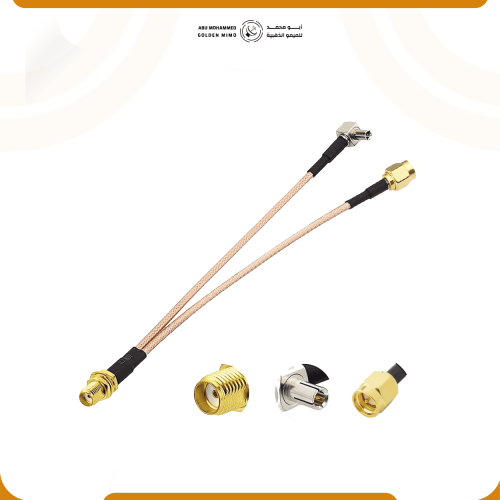 وصلتين ثنائية من نوع: SMA-Female to SMA-Male and T...